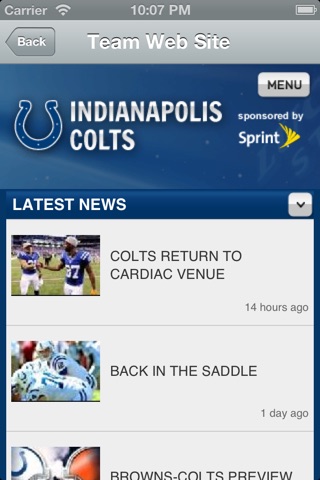 Colts Fan Static screenshot 4