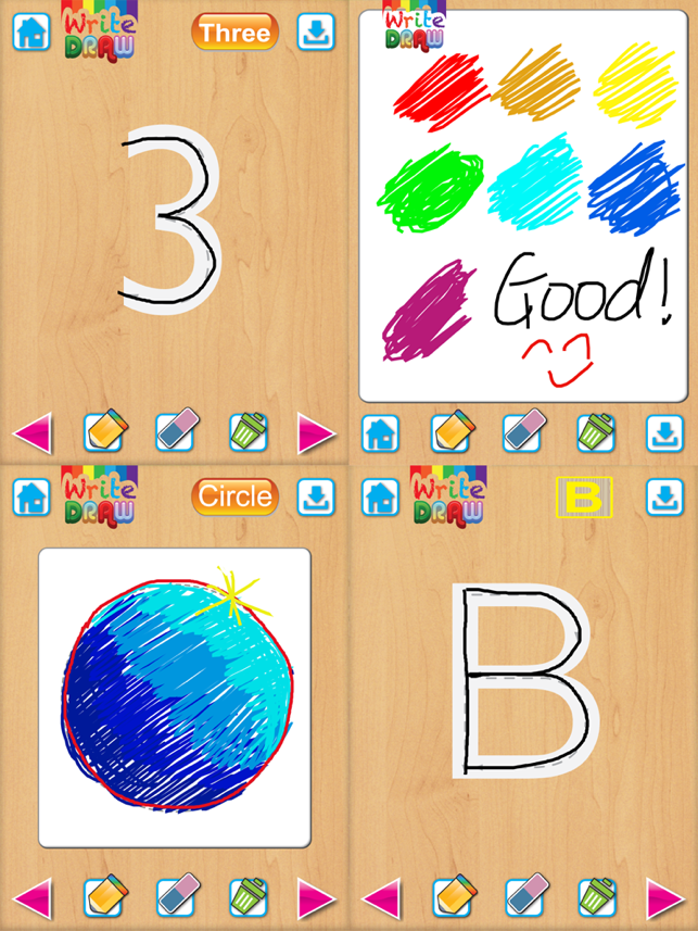 Write Draw Free for iPad - Learning Writing, Drawing, Fill C(圖2)-速報App