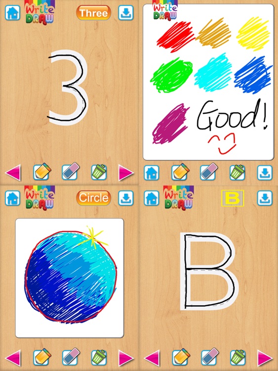 Write Draw Free for iPad - Learning Writing, Drawing, Fill Color & Words