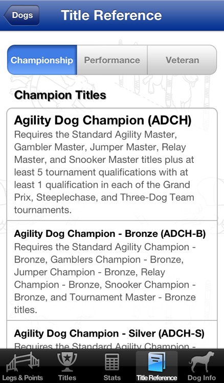 Agility Title Tracker (USDAA) screenshot-3