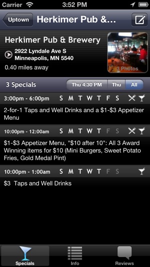 MPLS Drinker: Happy Hour Finder(圖2)-速報App