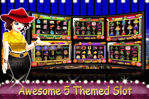 Red Dog Night Party Slots - Casino Pub Slot Machine screenshot 3