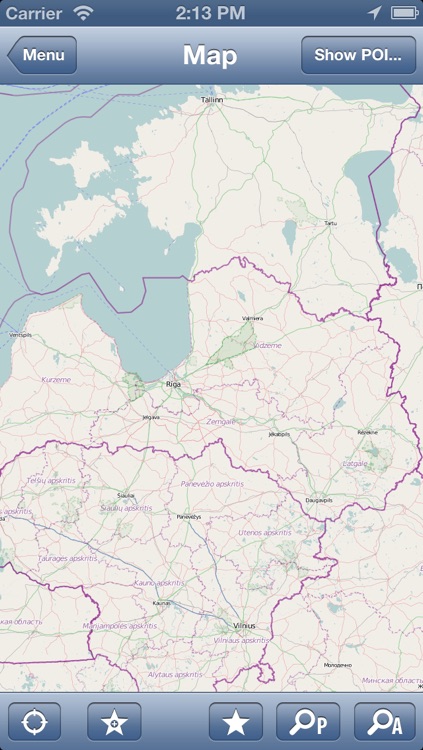 Latvia Offline Map - PLACE STARS