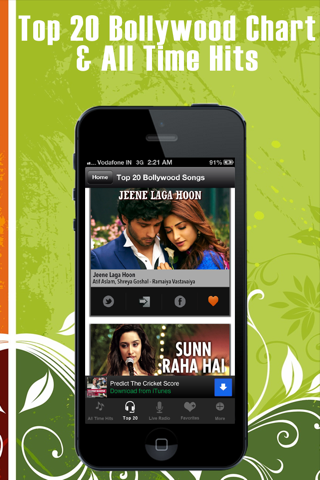 Desi Music Hits : Hindi Songs + Bollywood Radio screenshot 3