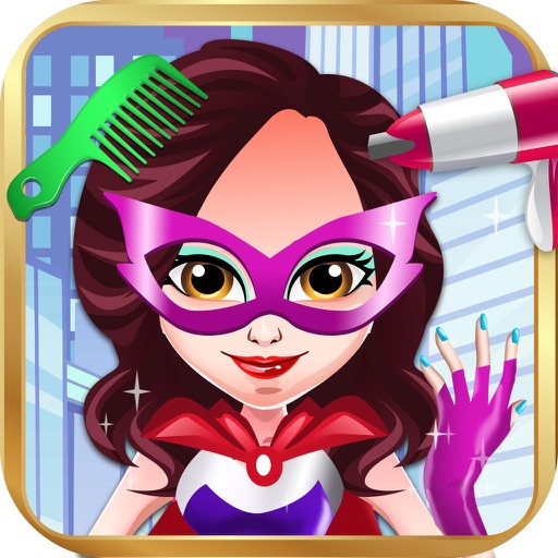Superhero Princess Girl Salon - Makeup, Spa, and Makeover Kids Games Icon