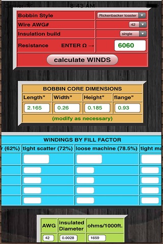 Guitar Pickups Calculator screenshot 3