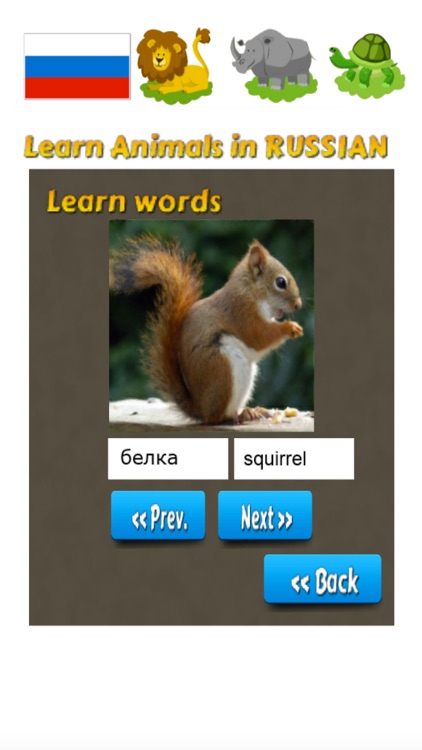 Learn Animals in Russian Language