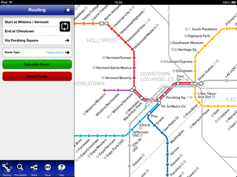 metro trip planner app