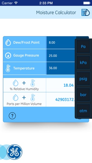 GE Moisture Calculator(圖3)-速報App