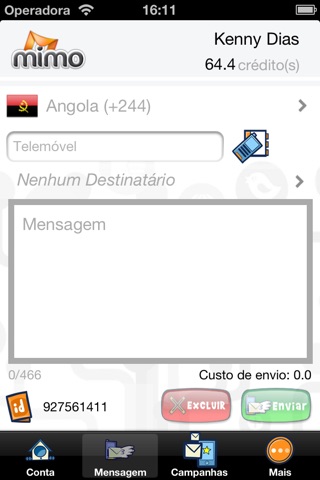 MIMO SMS screenshot 3