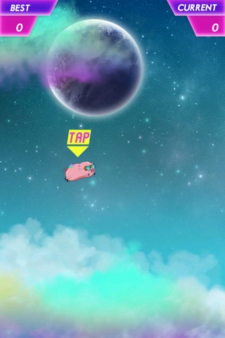 Sky Pig - Magic rainbow(Free) screenshot 2