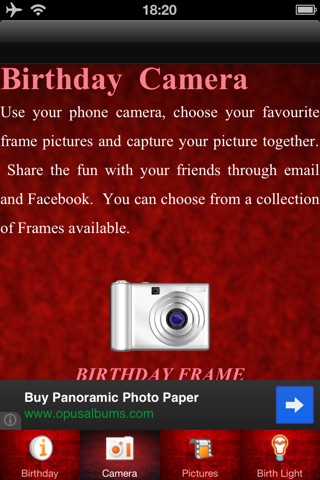 Birthday Camera! screenshot 3