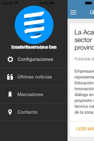 EcuadorUniversitario.com screenshot 2