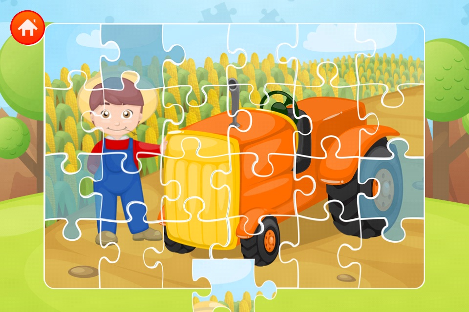 Trucks and Things That Go Jigsaw Puzzle Free - Preschool and Kindergarten Educational Cars and Vehicles Learning Shape Puzzle Adventure Game for Toddler Kids Explorers screenshot 4