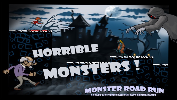 A Scary Monster Road Run Free Fast Racing Games HD