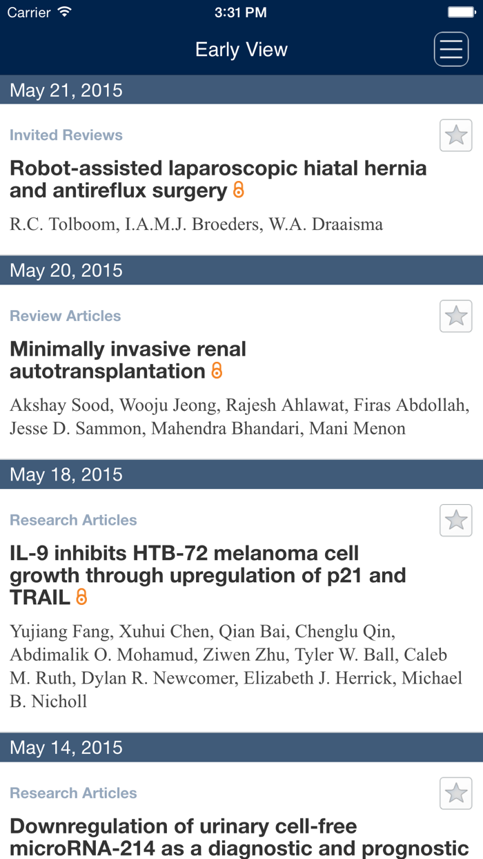 Journal of Surgical Oncology