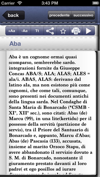 Cognomi & Stemmi LITE screenshot-3