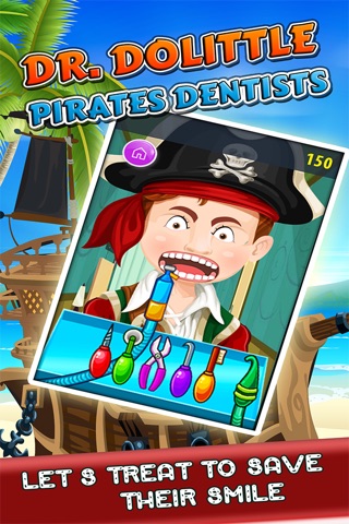 Pirates Visit The Dentist: Clean & Fix The Teeth Of The Freebooter In The Doctor's Clinic screenshot 2