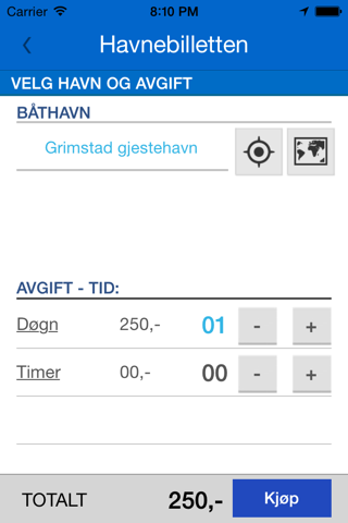 Havnebilletten screenshot 3