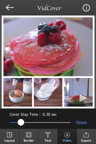 VidCover - collage cover frame to summarize your video on Instagram screenshot 3