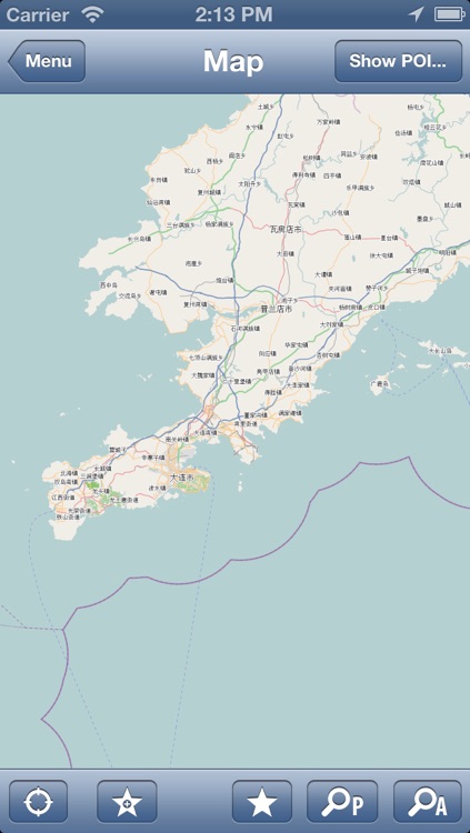 Dalian, China Offline Map - PLACE STARS