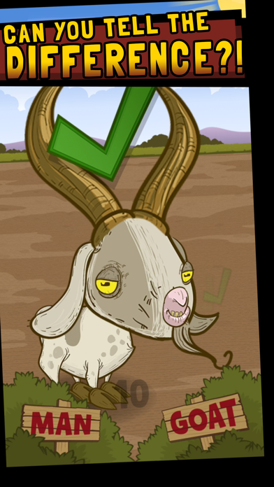 How to cancel & delete Man Or Goat - a funny game about goat noises from iphone & ipad 2