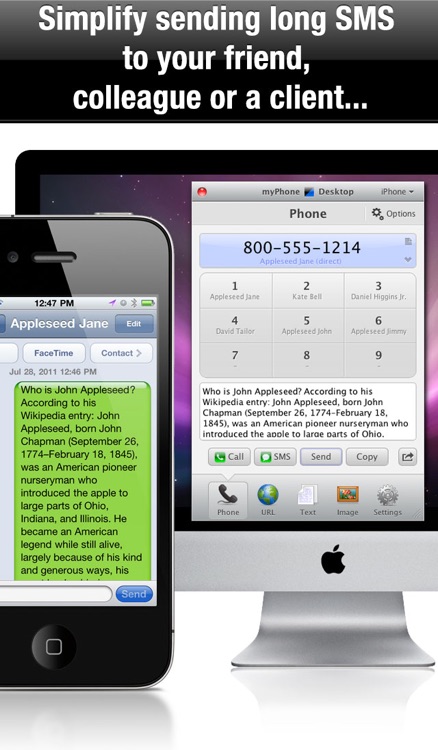 myPhoneDesktop – Phone on your Desktop