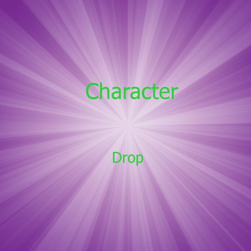 Character Drop - educational spelling and math game icon