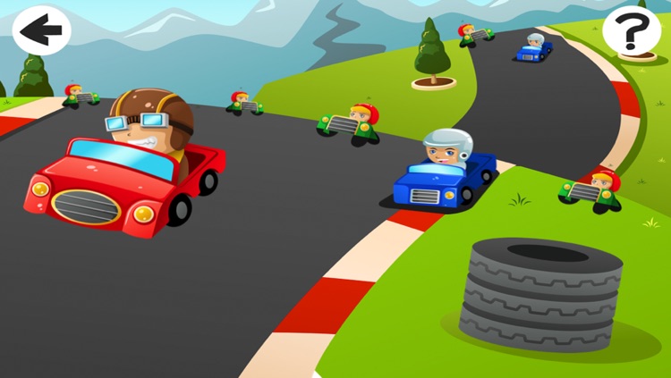 Crazy Car-s Race on the Auto-Bahn for Little Kid-s in a Game screenshot-3