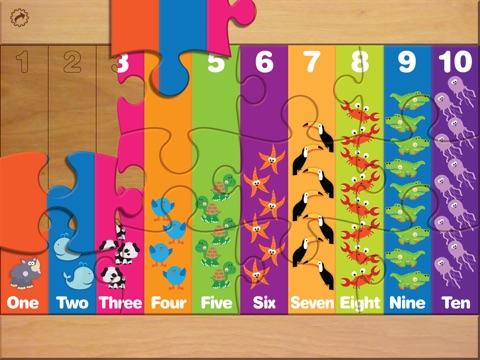 Wood Puzzle Numbers HD Lite screenshot 4