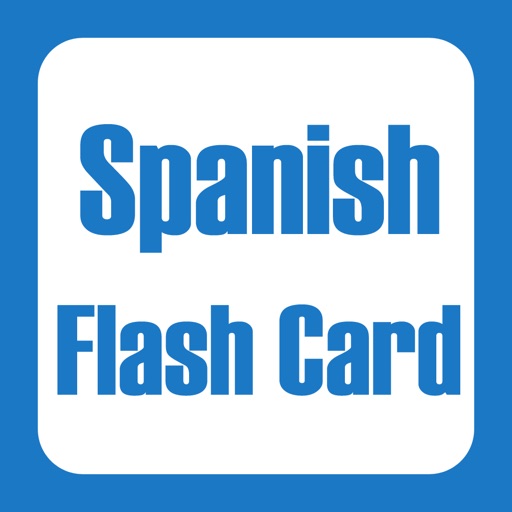 Spanish Flash Cards+ iOS App
