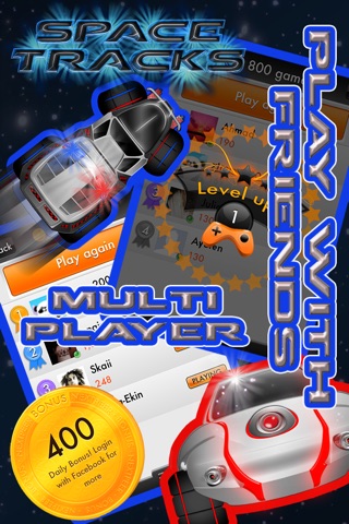 A Space Tracks Action Adventure Space Shooter Free Car Racing Games screenshot 2
