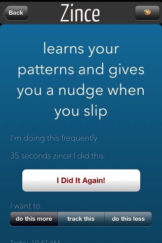 Zince - the intelligent habit manager screenshot 3