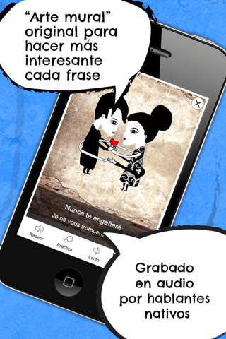 French Phrasi - Free Offline Phrasebook with Flashcards, Street Art and Voice of Native Speaker screenshot 2