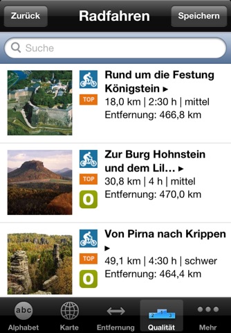 Tourplaner Sächsische Schweiz screenshot 2