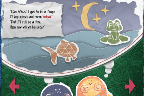 The Frog and Fish storybook - the interactive nursery rhyme for children screenshot 3