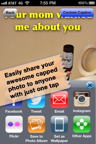 Cap ur Photo - Write funny captions or text on your pictures for facebook and instagram screenshot 4