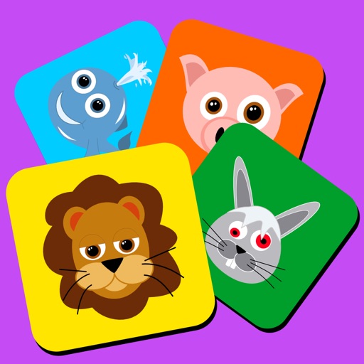 Animal Match Cards Icon