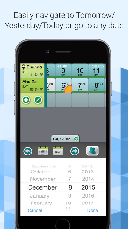 Easy meeting planner across time zones-TimePal PRO screenshot-3