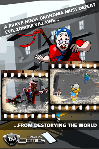 A Ninja Grandma Surfer Run- The Subway Shakedown Race Against Killer Zombies in Harlem! screenshot 2