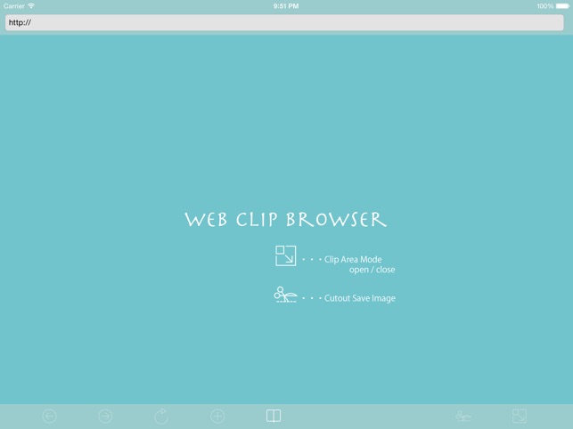 WebClipBrowser for iPad