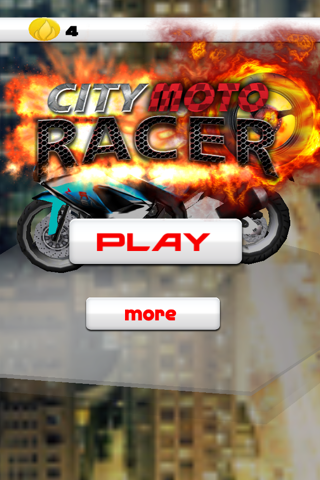 3D City Moto Racer Endless screenshot 3