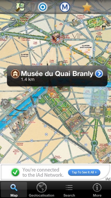 Discover Paris - maps, metro & monuments - free version