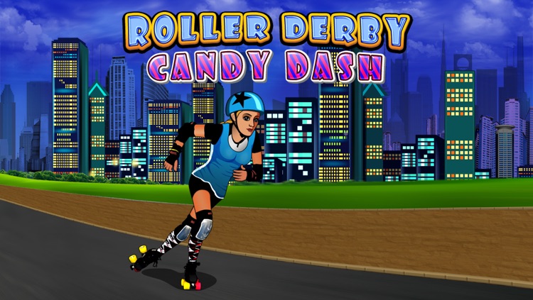 A Roller Derby Candy Dash - Free Downhill Racing Game