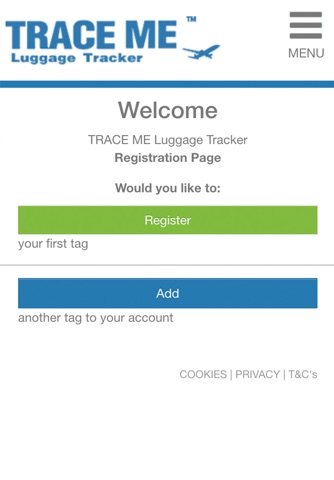 Trace Me Luggage Tracker screenshot 2