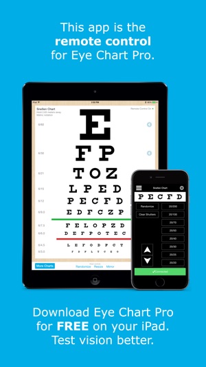 Eye Chart Pro Remote Control