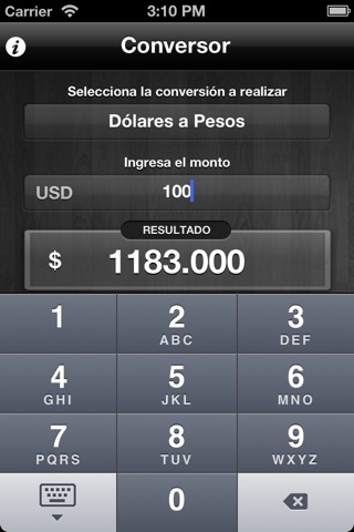 MEXICO. Cotización del Dólar, Euro, Real y Peso Argentino screenshot 3
