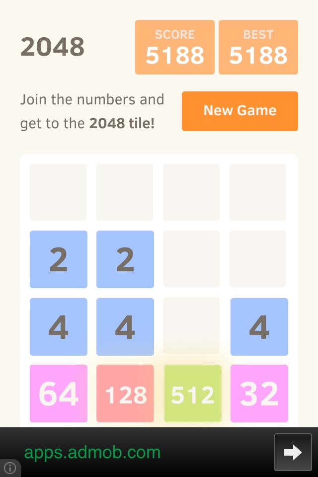 2048 game free screenshot 4