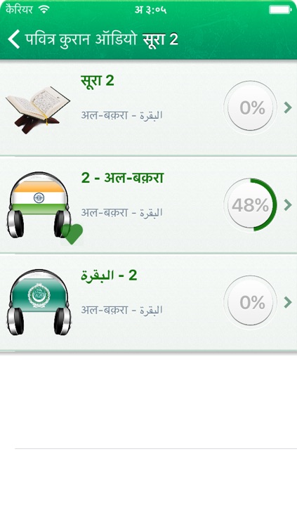 Quran Audio mp3 in Hindi (Lite)