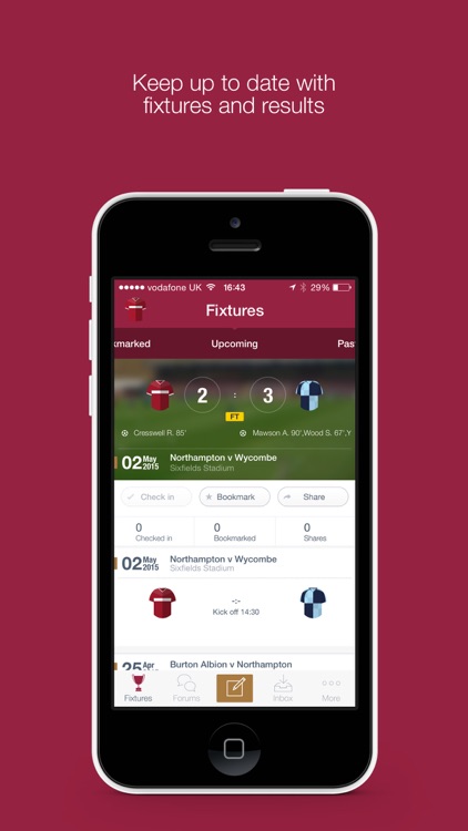 Fan App for Northampton Town FC